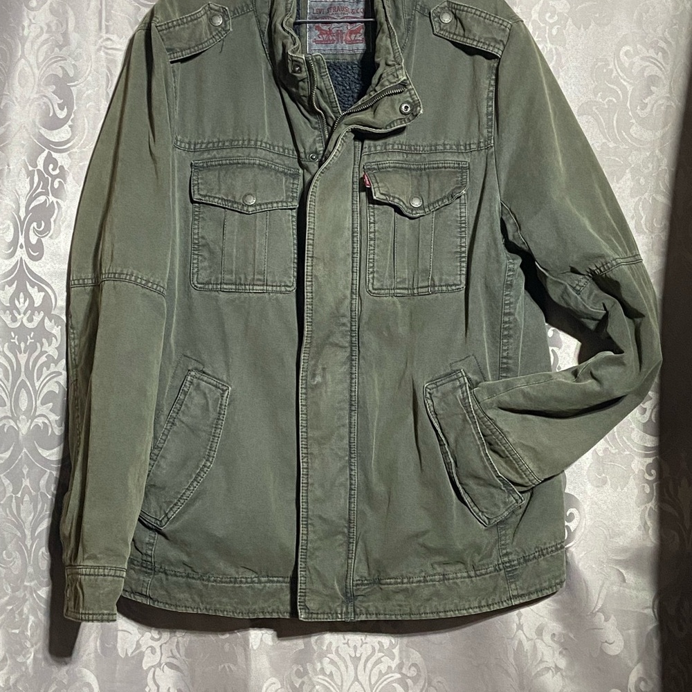 Levi's Olive Military Field Jacket
